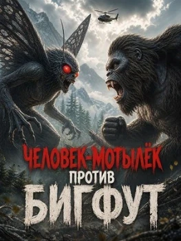 Постер Человек-мотылек против Бигфута (2026)
